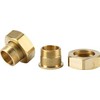 Danfoss srieginių jungčių rinkinys DN32 išorinis sriegis, 1,3/4" jungiamoji veržlė (komplektą sudaro 2 vnt. nipelių, tarpinių ir jungiamųjų veržlių)