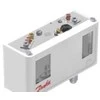 Danfoss KP17WB - Dvigubo slėgio jungiklis, -0,2-7,5, 8-32 bar, maks. konvertuojamas