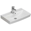 Dansani Porcelianinė kriauklė Cappella, 62 cm, baltos spalvos. Tinka kriauklės spintelėms, kurių matmenys 58-60-35 cm. ***PARDUODAMA, KOL YRA SANDĖLYJE***