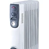 Dansk Værktøjs Agentur ApS Gripo alyvos radiatorius 2000 W - Su termostatu ir laikmačiu, 1,5 m laidu su Schuko kištuku, 3 nustatymai.