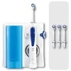 Oral-B „Oxyjet“ suaugusiųjų besisukantis-vibruojantis dantų šepetėlis su burnos irigatoriumi, baltas, „Bluetooth“