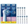 Dantų šepetėlis Braun „Oral-B Pro Jautrus Clean“, 9 vnt., Balta, Ypač minkšta, 49,05 g, 180 mm, 18 mm