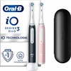 Elektrinis dantų šepetėlis Oral-B iO Series 3n Duo Edition, juodas/rožinis