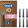 Końcówka Oral-B iO Gentle Care, Juodas, 6 vnt.
