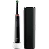Braun „Oral-B Pro 3 3500“, Suaugusiems, Besisukantis dantų šepetėlis, Kasdienė priežiūra, Jautrus, Balinimas, Juoda, 2 min., 4 x 30 sek., Juoda