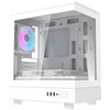 „Darkflash DB330M“ kompiuterio korpusas + 3 ventiliatoriai (baltas)