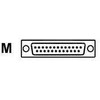 Datalogic CAB-512, juodas, RS-232, Datalogic, 3,6 m, chromuotas, 3600 mm
