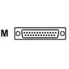 Datalogic CAB-512, juodas, RS-232, Datalogic, 3,6 m, chromuotas, 3600 mm