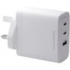 „dbramante1928 Bulk - IT - EU“ sieninis įkroviklis - 2xUSB-C 100W 1xUSB-A -W, vidaus, AC, balta