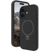 dbramante dbramante1928 Iceland Ultra D3O MS Kick - apsauginis dėklas su stovu iPhone 16, suderinamas su MagSafe (juodas)