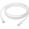 Kabelis USB dbramante re-charge Pro - Kabelis Lightning męski do Lightning męski - 2 m - balta