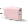 Dbramante1928 DBRAMANTE sieninis įkroviklis USB-C 20W + USB A 18W, rausvas