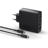 dbramante1928 IT - EU W. įkroviklis - 140W + 2m C-C TPE kabelis - BLK, viduje, AC, juodas