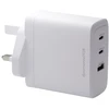 dbramante1928 IT - UK W. Įkroviklis - 2xUSB-C 100W + 1xUSB-A - baltas, vidinis, AC, baltas