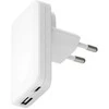 dbramante1928 Pro – plonas įkroviklis ES/JAV – USB-C 20W + USB-A 18W – W, skirtas naudoti patalpose, kintamosios srovės, baltas
