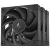 DeepCool FD12-3 IN 1 ventiliatorius, 12 cm, 400 RPM, 2050 RPM, juodas