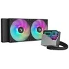 DeepCool LT240, Universalus skysčio aušintuvas, 12 cm, 600 aps./min., 2400 aps./min., Juodas