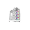 DEEPCOOL korpusas CH780 / ATX / 420 mm ventiliatorius ARGB / 4xUSB 3.0 / USB-C / stiklas / baltas