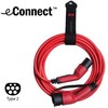 Įkroviklis Defa Kabelis ładujący eConnect Raudona Mode3 32A/3 fazy/Typ 2/7,5m
