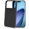 Celly „Cromo“ minkštas guminis dėklas iPhone 17 Pro, juodas