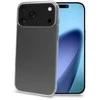 Celly iPhone 17 Pro Max dėklas su geliniu TPU lietimui jautriu stikliuku, skaidrus