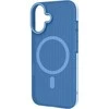 Dėklas Celly Magsuit MagSafe-kompatibelt skal iPhone 16 semi-transparent Blå