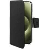 Celly WALLY, Piniginės dėklas, Apple, iPhone 17, 16 cm (6,3"), Juodas