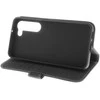 Insmat Exclusive Flip Case piniginės dėklas, Samsung Galaxy S23 FE, juodas