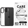 Panzer Glass CARE by PanzerGlass Urban Combat apsauginis dėklas, Apple iPhone 16, skaidrus / juodas