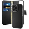 Puro Wallet Detachable MagSafe 2in1 Apple iPhone 16 Pro Max - dėklas telefonui juodos spalvos