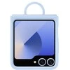 Samsung Galaxy Flip6/Flip7 FE Silikoninis dėklas with Ring Mėlyna