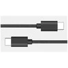 Dėklas Screenor GRATEQ USB-C - USB-C KABELIS 5A QUICK 0.5M Juodas