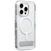 ZAGG Crystal Palace Snap Kickstand MagSafe dėklas su stovu iPhone 16 Pro – skaidrus