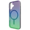 ZAGG Milan Snap Dėklas su MagSafe, skirtas iPhone 16 – žalia/violetinė