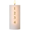 Dekoracja świąteczna Good Connections Sirius Home 80705, Baltas, 1 lamp(s), Baterija, AAA, 150 mm, 7 cm