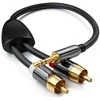 deleyCON MK316, 3,5 mm, kištukas, 2 x RCA, kištukas, 7,5 m, juodas