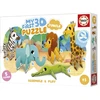 Dėlionė Educa 3D Puzzle Kids Baby Jungle