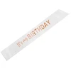 Party Deco Baltas šalikas „It’s My Birthday“