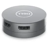 DELL 6 viename USB-C daugiaprievadis adapteris – DA305, laidinis, USB 3.2 Gen 2 (3.1 Gen 2) Type-C, 10, 100, 1000 Mbit/s, sidabrinis, 3840 x 2160 pikselių, Dell