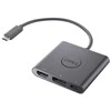 DELL adapteris USB-C į HDMI/DP su maitinimo pralaidumu, laidinis, USB 3.2 Gen 2 (3.1 Gen 2) Type-C, juodas, 3840 x 2160 pikselių, Dell, 3840 x 2160 pikselių