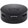 DELL DA300, Laidinis, USB 3.2 Gen 2 (3.1 Gen 2) Type-C, 10,100,1000 Mbit/s, Juoda, 3840 x 2160 pikselių, Dell