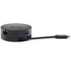 DELL mobilusis adapteris DA300, Laidinis, USB 3.2 Gen 2 (3.1 Gen 2) Type-C, 10,100,1000 Mbit/s, Juoda, 3840 x 2160 pikselių, Dell