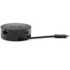 DELL mobilusis adapteris DA300, Laidinis, USB 3.2 Gen 2 (3.1 Gen 2) Type-C, 10,100,1000 Mbit/s, Juoda, 3840 x 2160 pikselių, Dell
