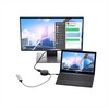 DELL mobilusis adapteris DA300, Laidinis, USB 3.2 Gen 2 (3.1 Gen 2) Type-C, 10,100,1000 Mbit/s, Juoda, 3840 x 2160 pikselių, Dell