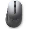 DELL Pro Plus Pelė - MS5320W, dešinei rankai, Optinė, RF belaidė + Bluetooth, 1600 DPI, Pilkas, Titanium