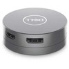DELL 6 viename USB-C daugiaprievadis adapteris – DA305, laidinis, USB 3.2 Gen 2 (3.1 Gen 2) Type-C, 10, 100, 1000 Mbit/s, sidabrinis, 3840 x 2160 pikselių, Dell