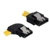 DELOCK Cable SATA 6Gb/s 30cm kairysis/tiesus metalinis