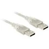 USB kabelis Delock USB-A - USB-A 0,5 m permatomas (83886)