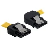 DELOCK Cable SATA 6Gb/s 50cm dešinysis/tiesus metalinis