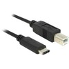 Kabelis USB Delock USB-C - 0.5 m Juodas (83328)